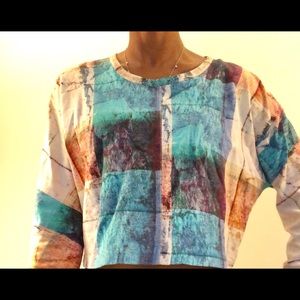 ZARA CROP TOP 🌹LONG SLEEVES FOR YOUR DAYTIME 🌸🌸